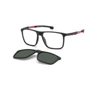 Carrera Homme Carrera CA 4020/CS BLX/UC Montures optiques Polyamide Noir-opaque Vert Carré Polarisé Clip-on