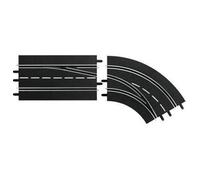 Carrera Numérique 132/124 Lane Change Curve Droite, Outside À Inside Slot Car