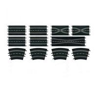 Carrera Evolution - 20026956 - EV Kit d'extension (4 Droites, 2 changements de Voies, 2 chicanes, 4 Courbes 2/30°)