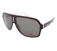 Carrera Polarisé Soleil Noir Rouge Blanc Avec Gris Polar Verres 1001/S 80S