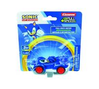 Carrera Pull N Speed Sonic the Hedgehog Voiture à moteur 1:43 Bleu
