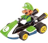 Carrera Pull & Speed Mario Kart 8 - Luigi I Wind-Up Pull Back Car I Licence officielle Nintendo I 1:43 Échelle I pour garçons et filles de 3 ans et adultes