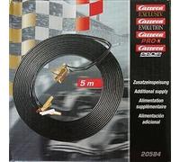 Carrera - Rail Et Accessoire Pour Circuit - 20020584 - 1/24 Et 1/32 - Carrera Evolution -Carrera Digital 132 Et 124 - Cable De Puisance Pour Grands Circuits, Longueur 5 Mètres-Générique