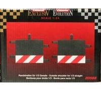 Carrera - Rail Et Accessoire Pour Circuit - 20020588 - 1/24 Et 1/32 - Carrera Evolution -Carrera Digital 132 Et 124 - Bordures Extérieures Pour Les 1/3 Droites Standard 4-Générique