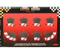 Carrera - Rail Et Accessoire Pour Circuit - 20020590 - 1/24 Et 1/32 - Carrera Evolution -Carrera Digital 132 Et 124 - Bordures Intérieures Pour Les Courbes 1/30 6, Embouts 2-Générique
