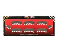 Carrera - Rail Et Accessoire Pour Circuit - 20020592 - 1/24 Et 1/32 - Carrera Evolution -Carrera Digital 132 Et 124 - Bordures Intérieures Pour Les Courbes 3/30 6, Embouts 2-Générique