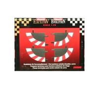 Carrera - Rail Et Accessoire Pour Circuit - 20020598 - 1/24 Et 1/32 - Carrera Evolution -Carrera Digital 132 Et 124 - Embouts Bordures Extérieures Pour Les Courbes 4, Large-Générique