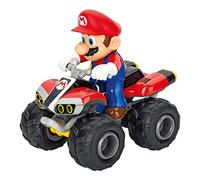 Carrera RC Nintendo Mario Kart - Mario - Quad - Blanc Rouge - Jouet radiocommandé