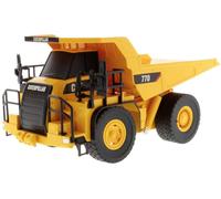 Carrera RC Camion dexploitation Cat 770 1:35 Modèle réduit RC débutant Véhicule de chantier