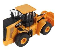 Carrera RC Cat 950M Chargeur de Roues télécommandé 1:24 | Véhicule de Chantier RC 35 cm avec Pelle en métal et Bras Avant Mobile | Fonction complète 2,4 GHz | Pneus pneumatiques | Licence Originale |