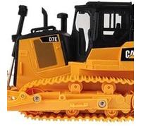 Carrera RC Cat D7E Bulldozer 1:24 | Chenille de Planification télécommandée 28,9 cm, Fonction complète 2,4 GHz | Panneau de Planification Mobile, Temps de Conduite de 60 Minutes | Véhicule de