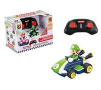 Carrera RC Mario Kart Mini RC Luigi, pour Enfants et Adultes, garçons et Filles, Licence Originale Unique, Plaisir de Conduite instantané avec prêt à Courir, expérience Mario Kart Authentique, Vert
