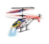 Carrera RC Rescue One | Hélicoptère télécommandé 2,4 GHz | Hélicoptère RC avec Coque en Aluminium, système gyro et Assistant en Hauteur | Lumière LED, Fonction démarrage et atterrissage Automatique |