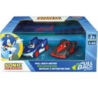 Carrera 15813023 P&S Hedgehog-Sonic vs. Shadow Twin Pack Wind-up Vehicle