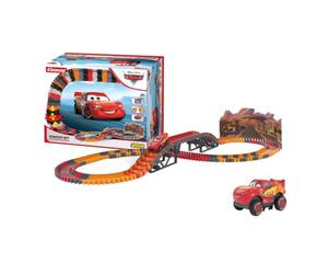 Carrera STRAX Disney Pixar Cars Starter Set | Kit de Construction avec Lightning McQueen & 210 pièces | Système de bâtons Flexibles | Véhicule mécanique | Jouet créatif pour Enfants