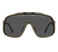 CARRERA SUN lunettes, modèle C SPORT 02, couleur MATTE noir or, verre 99 mm, pont 01 mm