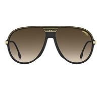 CARRERA SUN lunettes, modèle C SPORT 06, couleur MATTE noir or, verre 61 mm, pont 14 mm