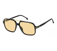 CARRERA SUN lunettes, modèle CARRERA 350, couleur noir YELLOW, verre 58 mm, pont 16 mm