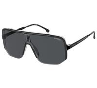 Carrera Unisex CARRERA 1060/S 08A/IR Lunettes de soleil Plastique Noir/Gris Gris Carré