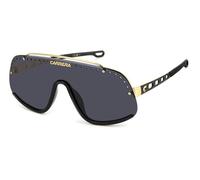 Carrera Unisex Carrera FLAGLAB 16 2M2/2K Lunettes de soleil Métal Noir Gris Masque Antireflet