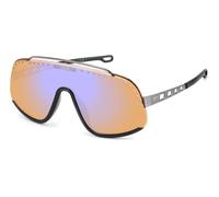 Carrera Unisex Carrera FLAGLAB 16 8IJ/DP Lunettes de soleil Métal Ruthénium Orange Masque Miroir