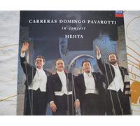 Carreras, Domingo, Pavarotti, ténors - Carreras, Domingo, Pavarotti, en concert, Terme de Caracalla de Rome du 7 juillet 1990, direction : Zubin Mehta, vinyle Decca 430 433 - 1 - excellent enregistrement de référence