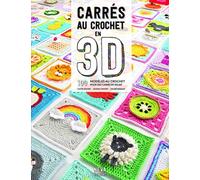 Carrés au crochet en 3D
