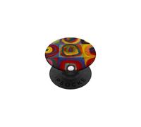 Carrés avec Cercles concentriques par Wassily Kandinsky (1913) PopSockets PopGrip Adhésif
