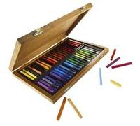 Carrés Conté coffret en bambou par 48 G