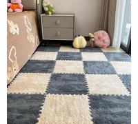 Carrés De Sol En Mousse Diffuse Entrelacés - Tapis De Jeux De Jigsaw, Ensemble De Tapis De Mousse De Peluche | Tapis De Fitness D'exercice, Tapis D'Activité Des N