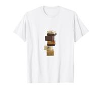 Carrés empilés de Saveurs délicieuses de Caramel Assorties T-Shirt