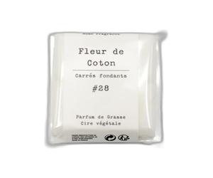 carrés fondants pour brûle parfum FLEUR DE COTON
