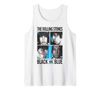 Carrés Photo Officiels The Rolling Stones Noir et Bleu Débardeur