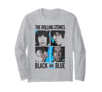 Carrés Photo Officiels The Rolling Stones Noir et Bleu Manche Longue