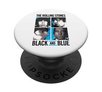 Carrés Photo Officiels The Rolling Stones Noir et Bleu PopSockets PopGrip Adhésif