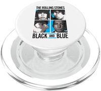 Carrés Photo Officiels The Rolling Stones Noir et Bleu PopSockets PopGrip pour MagSafe