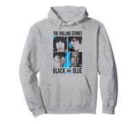 Carrés Photo Officiels The Rolling Stones Noir et Bleu Sweat à Capuche