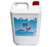 carretcar europea Floculant naturel piscine 5 l avec chitosan, clarifiant biodégradable, élimine la turbidité et les déchets organiques, eau cristalline sans produits chimiques, améliore la filtration
