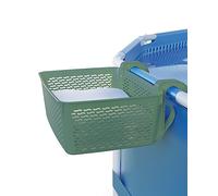 Carrie Box Panier de Rangement Piscine Vert en Plastique Recyclé - 18.7 L