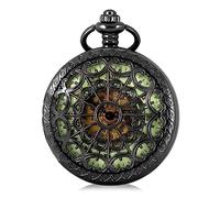 Carrie Hughes CHPW4 Montre gousset squelette pour homme Motif toile d'araignée Noir, CHPW4, rétro, mode, décontracté, affaires, steampunk