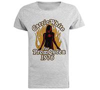 Carrie Movie Stephen King T-Shirt Gris À Manches Courtes pour Femmes