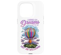 Carried by Dreams Lifted by Hot Air Balloons Coque pour iPhone 15 Pro