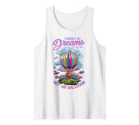 Carried by Dreams Lifted by Hot Air Balloons Débardeur