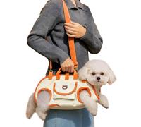 Carrier Backpack, Puppy Carrying Supplies, 16 inches Travel Backpack, Breathable Mesh Pet Carrier with Safety Buckle, Travel Accessories with Comfortable Padding for Vet Visits Walking