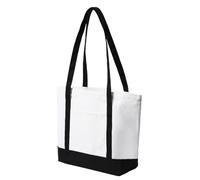 Carrier Carrier-Bag-Ammentmentalement Friendly Shopping Bag Sac à provisions réutilisable | Sac en toile minimaliste, sac de marché durable, acheteur en toile pliable, poche de , Noir , Consulte