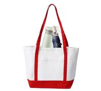 Carrier Carrier-Bag-Ammentmentalement Friendly Shopping Bag Sac à provisions réutilisable | Sac en toile minimaliste, sac de marché durable, acheteur en toile pliable, poche de , rouge, Consulte
