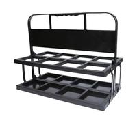 Carrier de bouteille d'eau de sport - porte-bouteille pliable, caddie d'eau portable | Organisateur de détenteur de boissons pliables pour Team Sports Gear, détient 8 bouteilles pour les séances d'ent