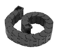 Carrier de fil de chaîne de traînée Total fermé la chaîne de remorquage à faible bruit Ensemble détachable 0,7 mètre en nylon PA66 pour la machine de gravure (D20 * 57)