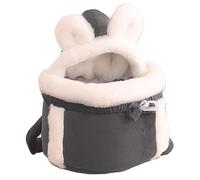 Carrier de Sacs de Chat Soft & Warm Cat Dog Front Carrier Double Pocket Pocket Cat Backpack Carrier Confortable Hiver Backpack pour Les Chats Pet Pan Porging Sacs Coffre