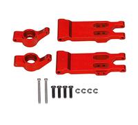 Carrier d'essieu arrière yizisecce, pour la voiture RC à échelle RC HBX 1/18, Aluminium Alliage Swing Bras, Remplacement durable pour 18859E, 18858E, 18857E Modèles (Rouge)